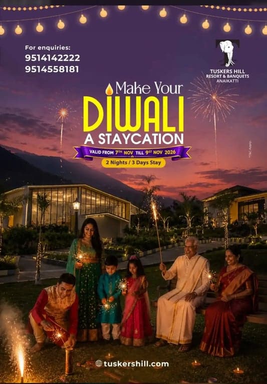 Tuskers Hill Diwali Staycation